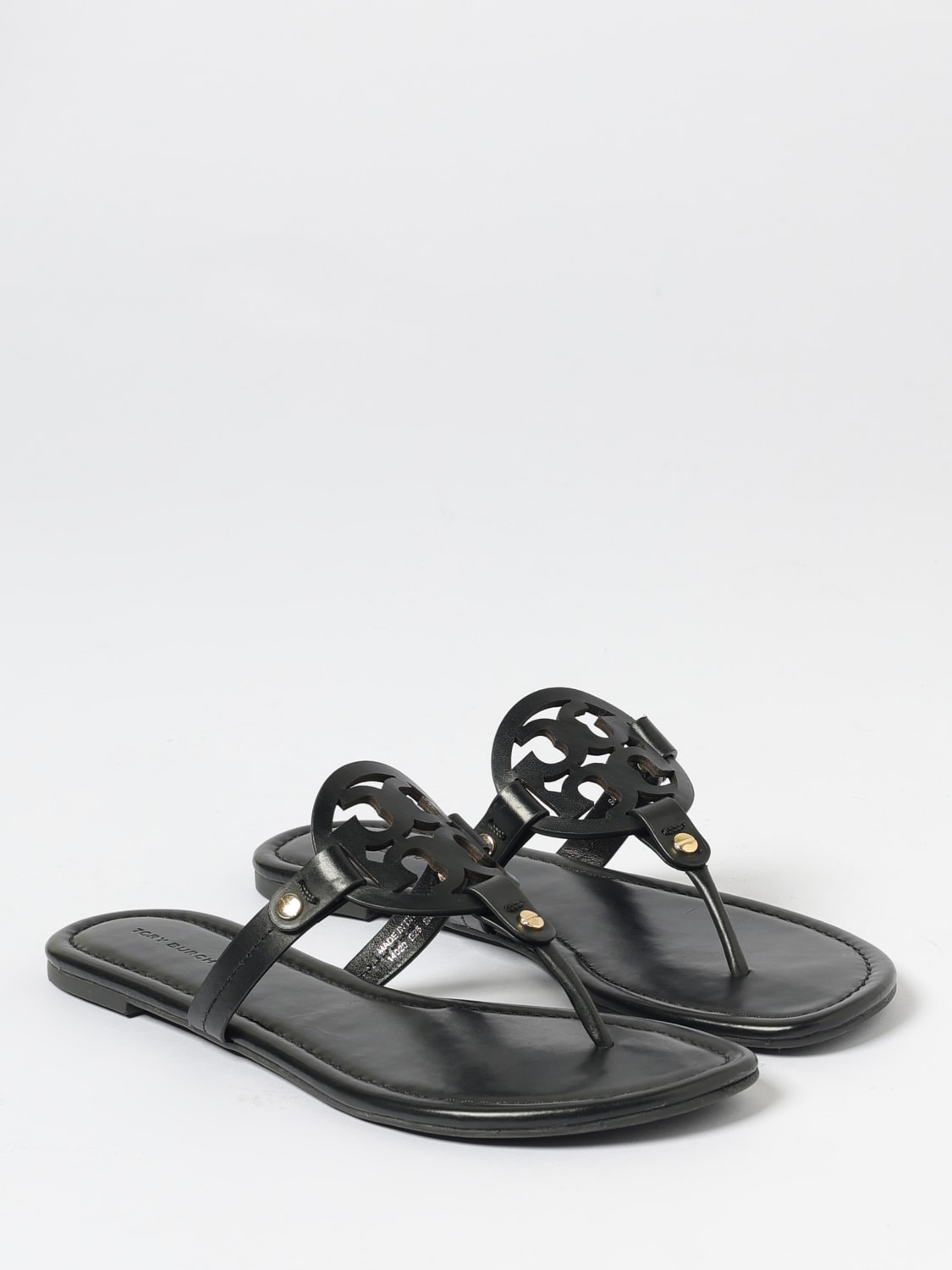 TORY BURCH HEELED SANDAL: Flat sandals woman Tory Burch, Black - Img 2