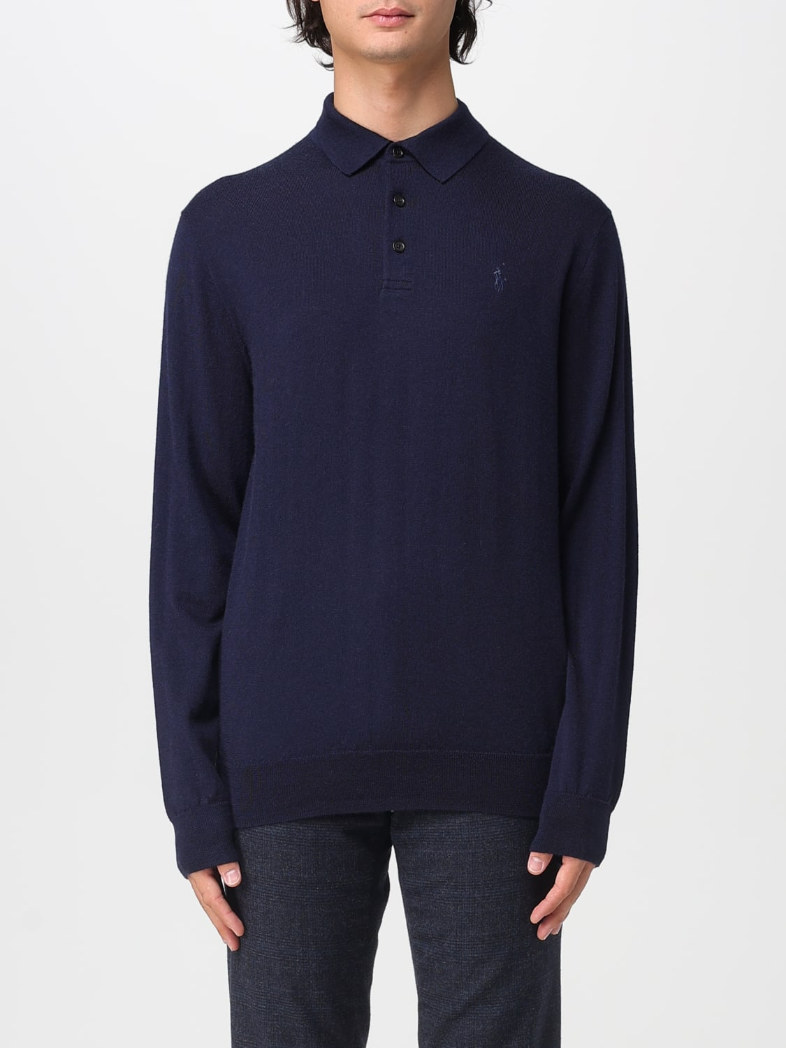 POLO RALPH LAUREN POLO SHIRT: Sweater men Polo Ralph Lauren, Blue - Img 1