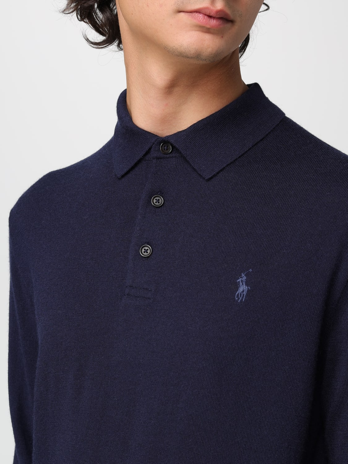 POLO RALPH LAUREN POLO SHIRT: Sweater men Polo Ralph Lauren, Blue - Img 3