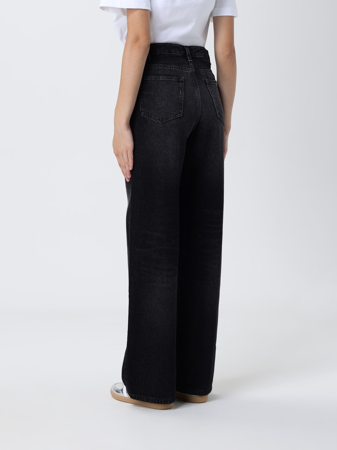 A.P.C. JEANS: Jeans A.P.C. in denim stretch , Nero - Img 3