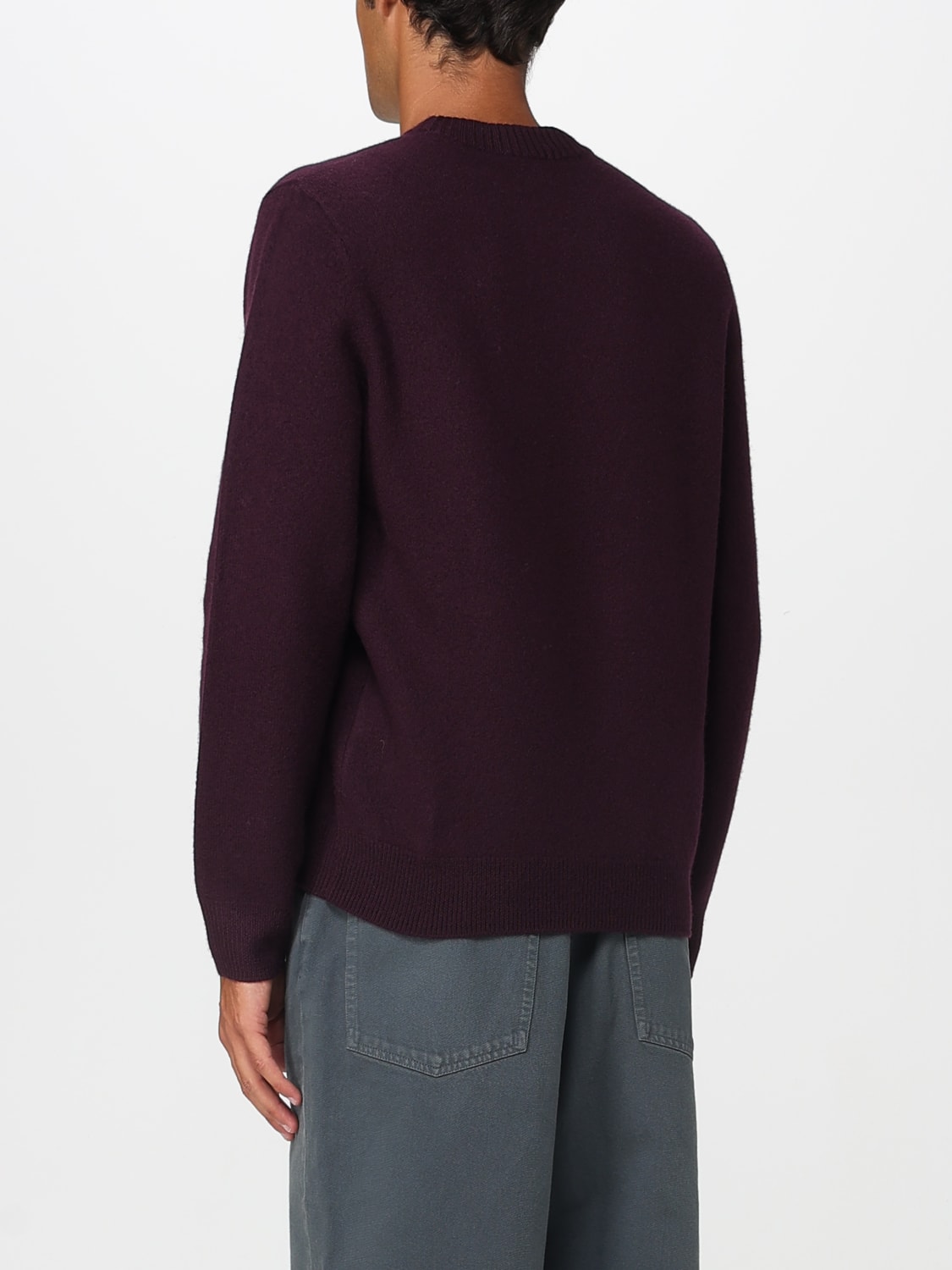 A.P.C. SWEATER: Sweater men A.P.C., Burgundy - Img 3
