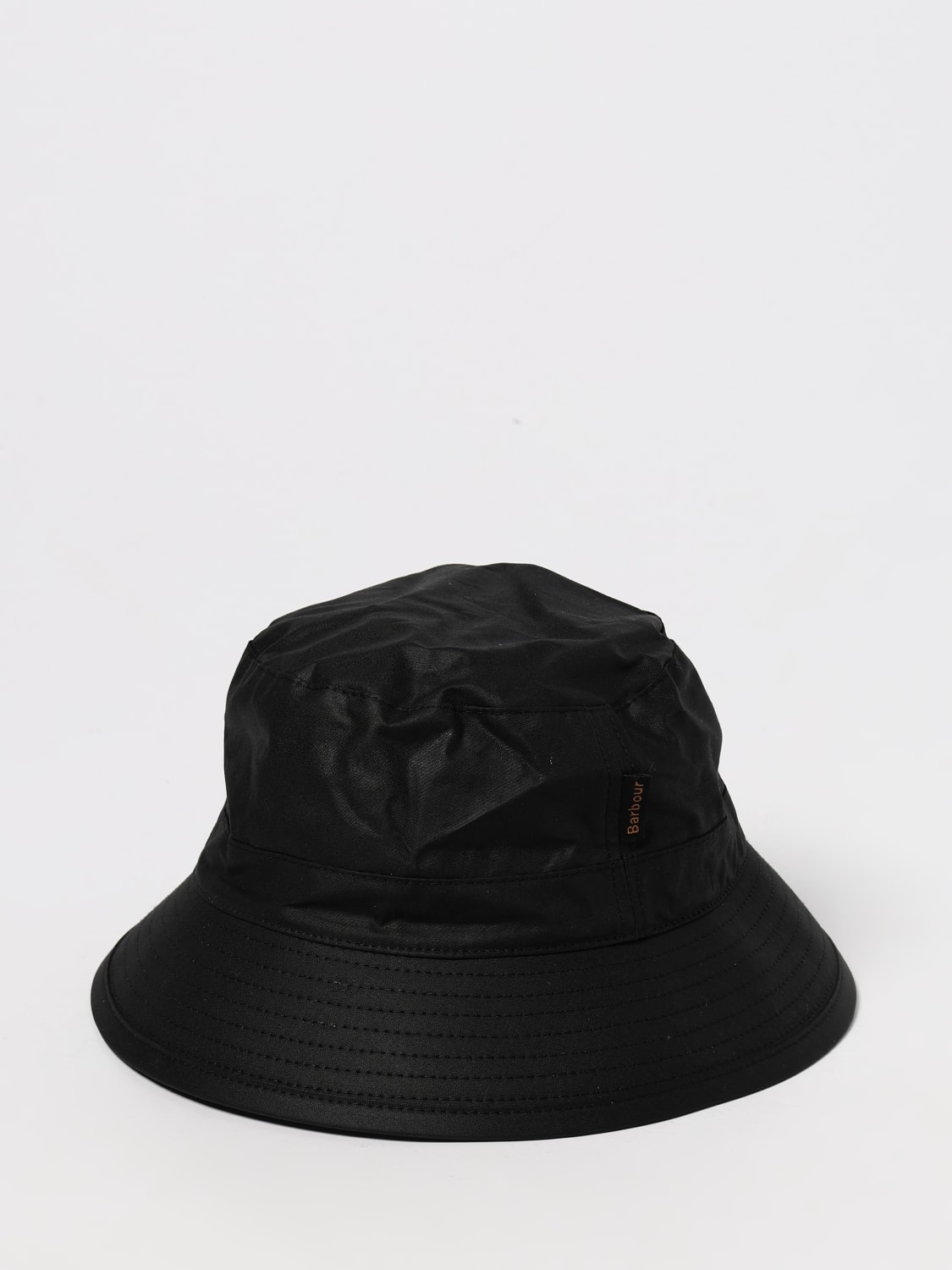 BARBOUR CAPPELLO: Cappello Barbour in cotone cerato , Nero - Img 1