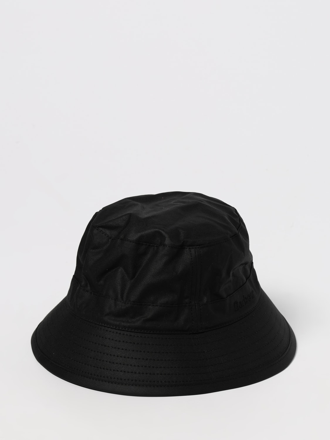 BARBOUR CAPPELLO: Cappello Barbour in cotone cerato , Nero - Img 2