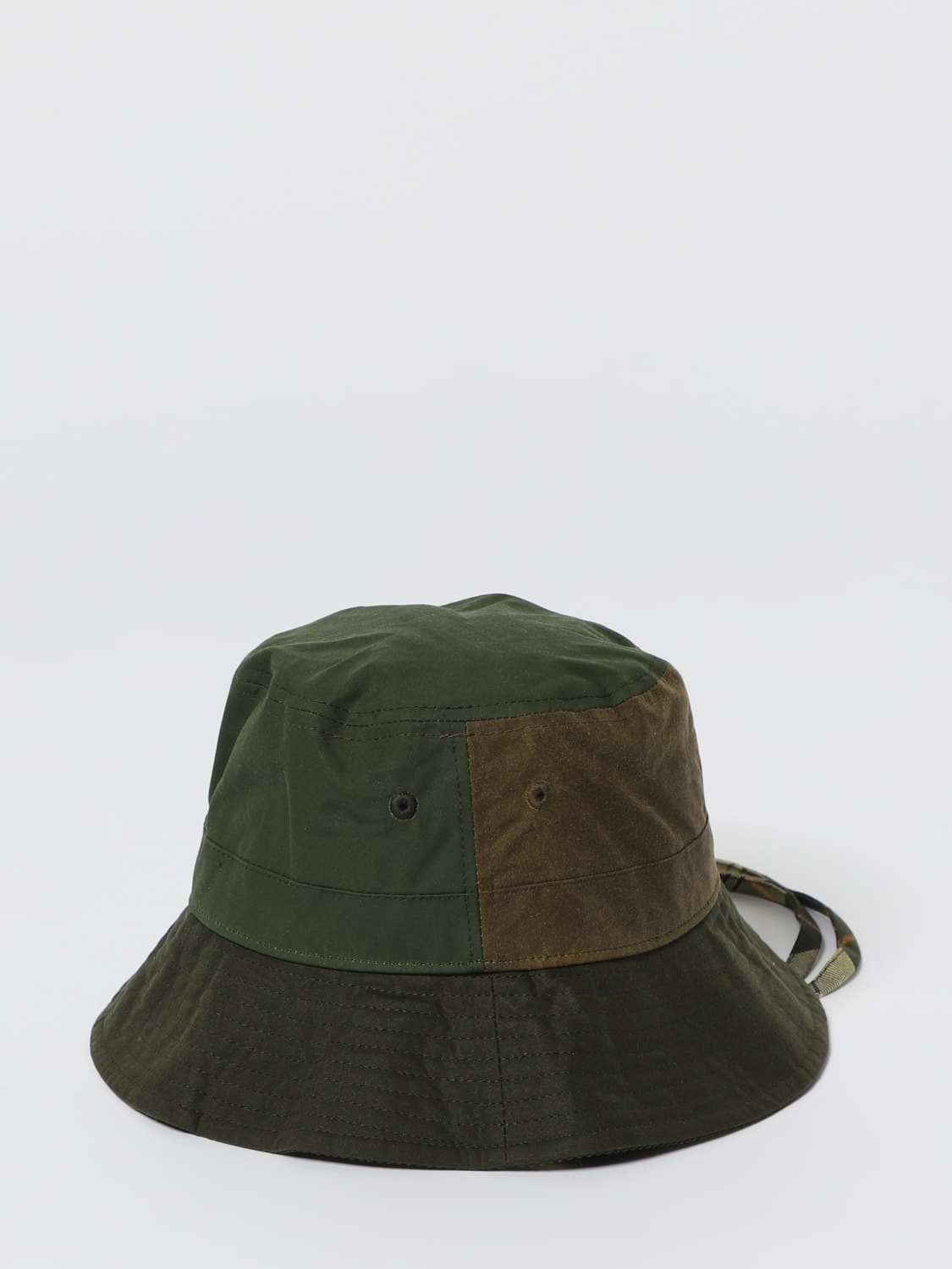 BARBOUR CAPPELLO: Cappello Barbour in cotone cerato, Verde - Img 2