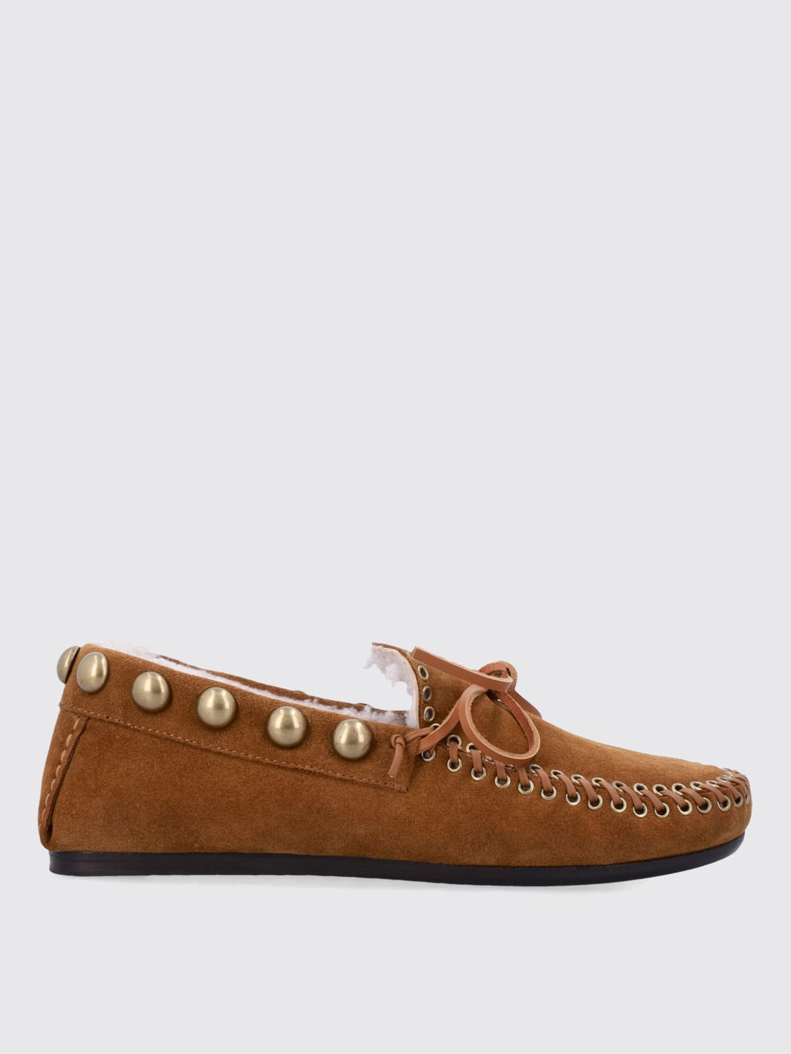 ISABEL MARANT LOAFER: Flat shoes woman Isabel Marant, Brown - Img 1