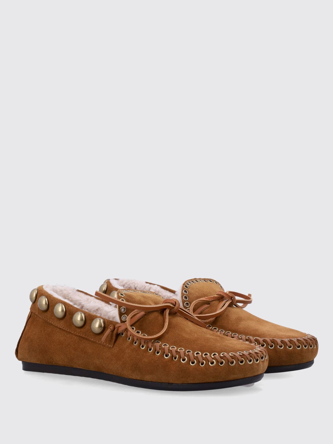 ISABEL MARANT LOAFER: Flat shoes woman Isabel Marant, Brown - Img 2