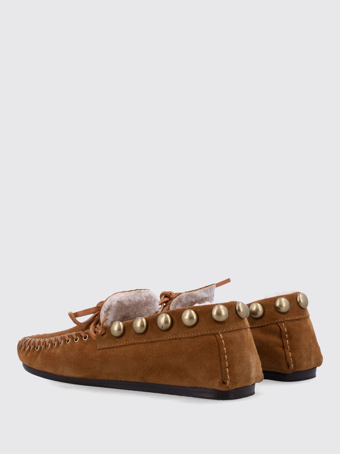ISABEL MARANT LOAFER: Flat shoes woman Isabel Marant, Brown - Img 3