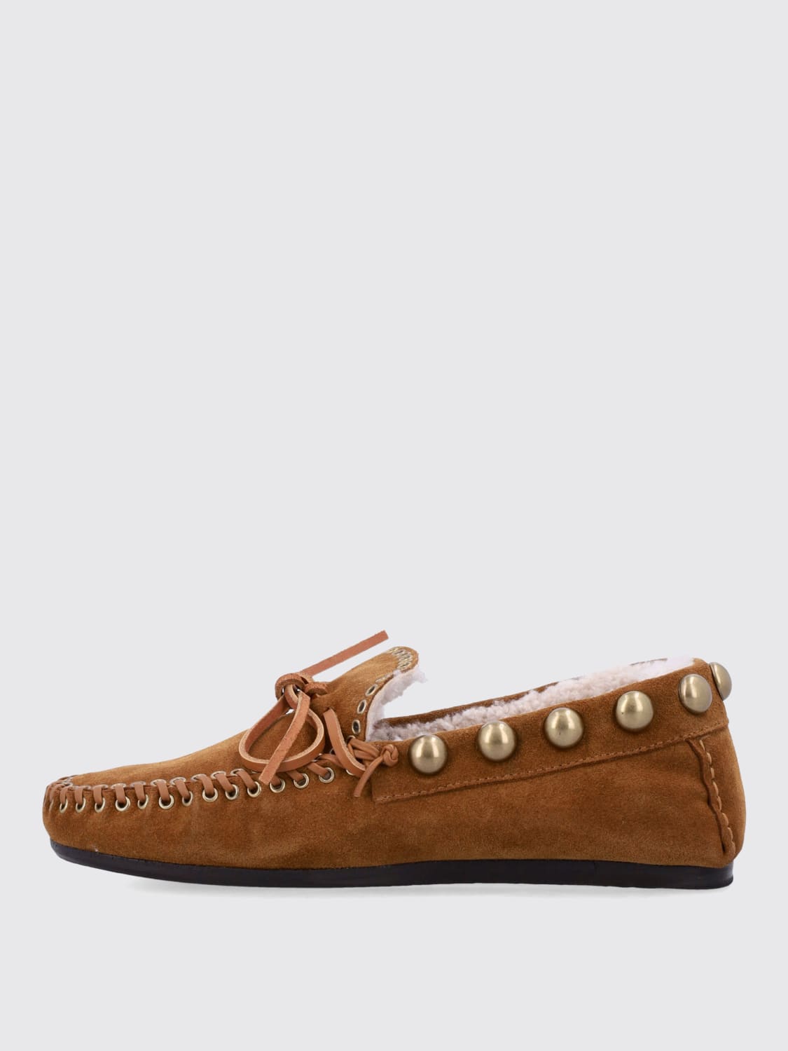 ISABEL MARANT LOAFER: Flat shoes woman Isabel Marant, Brown - Img 4