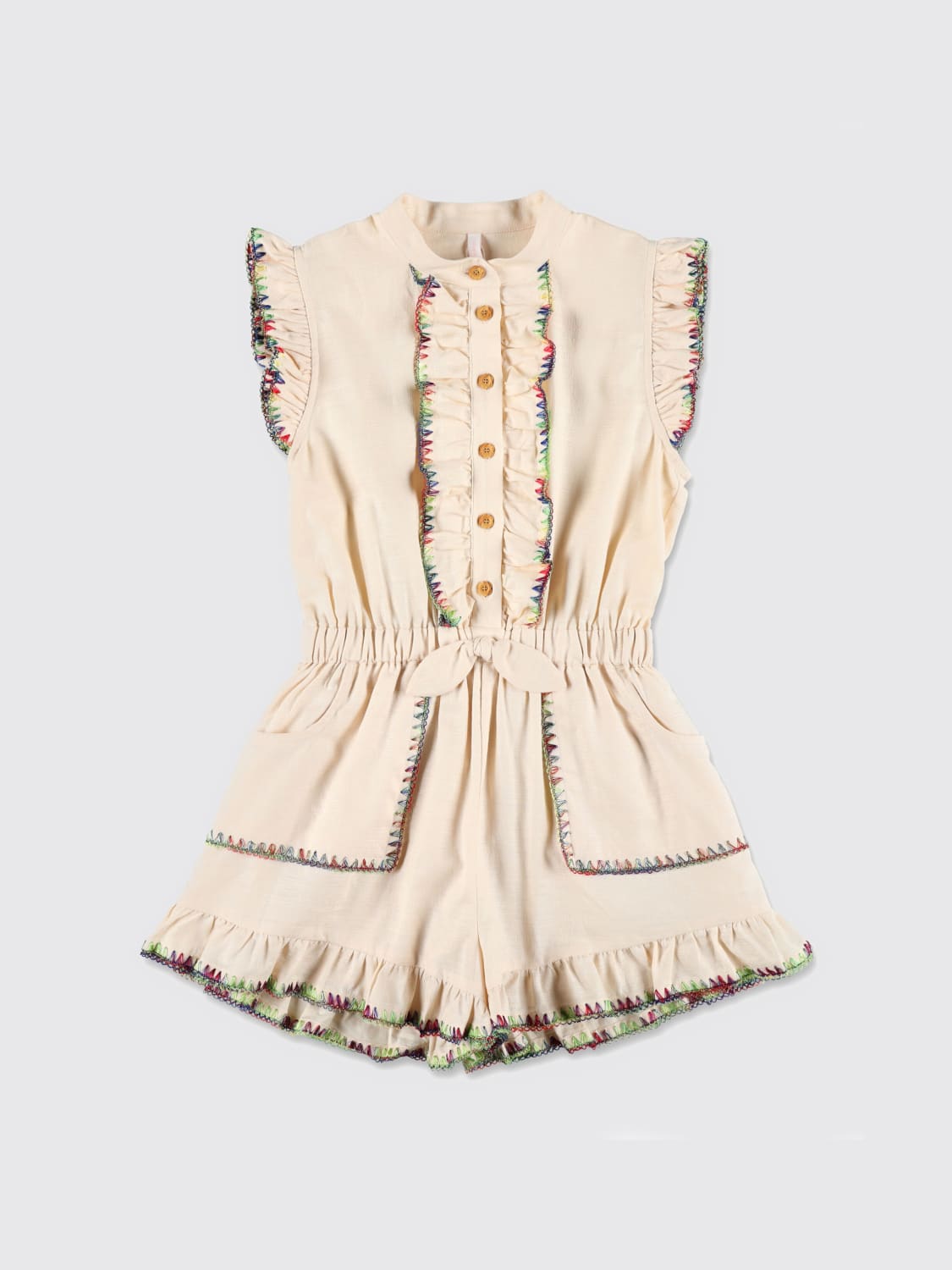 ZIMMERMANN JUMPSUIT: Anzug kinder Zimmermann, Weiß - Img 1