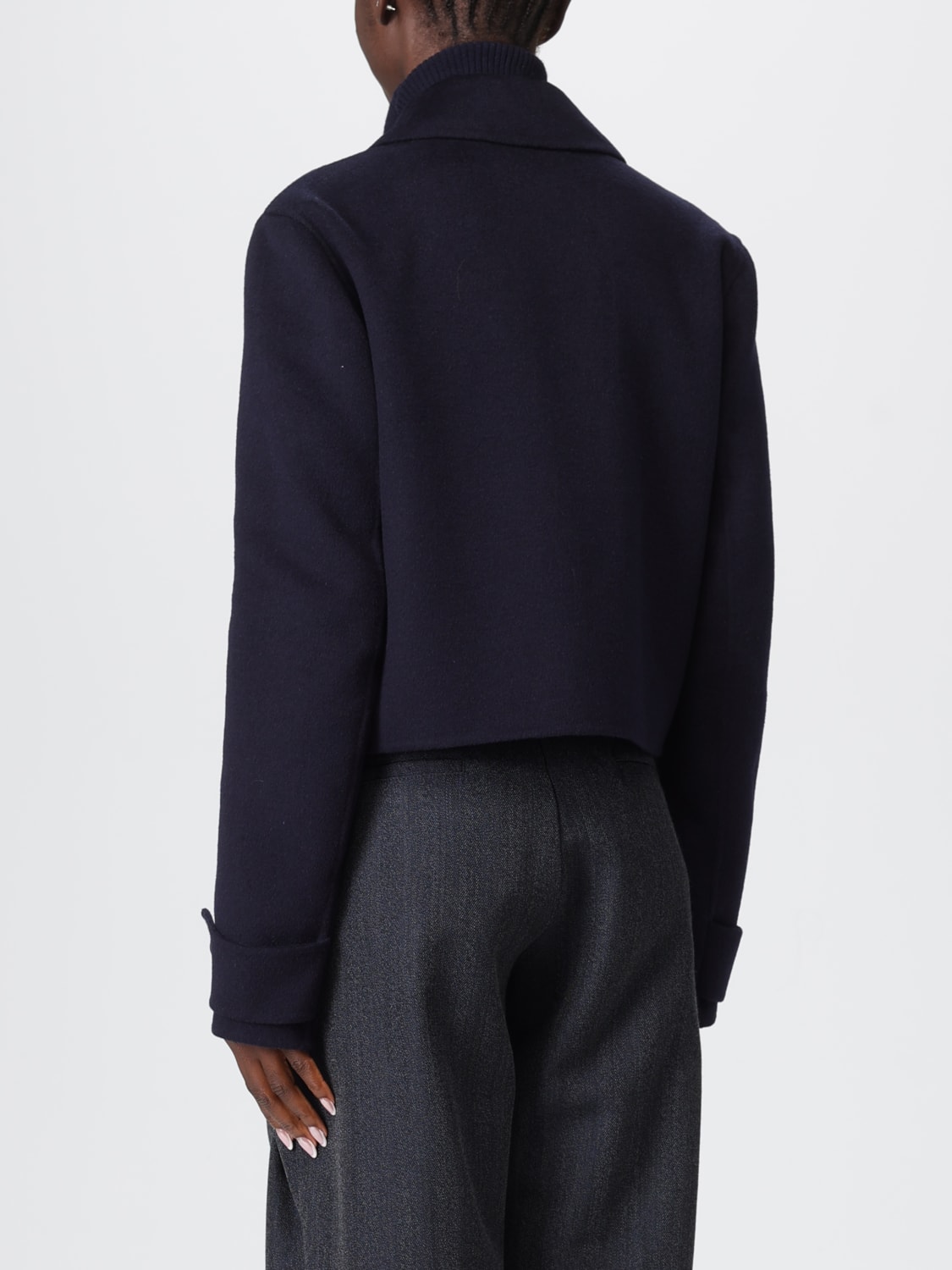 PATRIZIA PEPE JACKET: Jacket woman Patrizia Pepe, Blue - Img 2