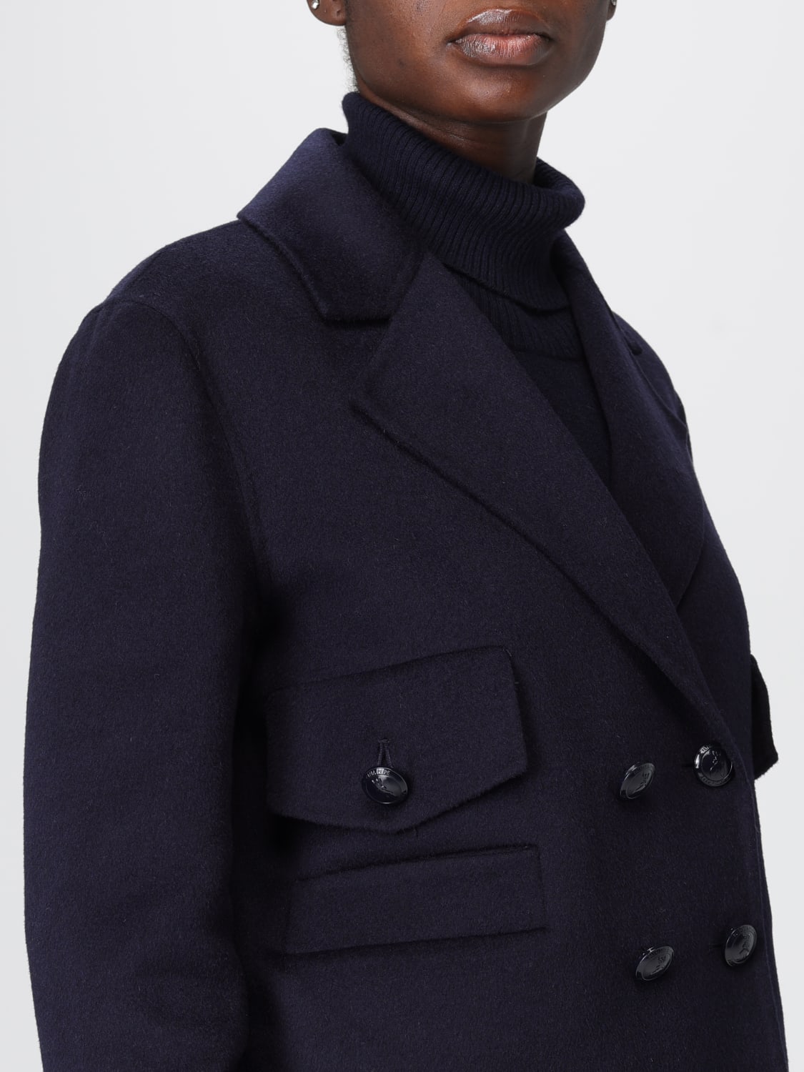 PATRIZIA PEPE JACKET: Jacket woman Patrizia Pepe, Blue - Img 3