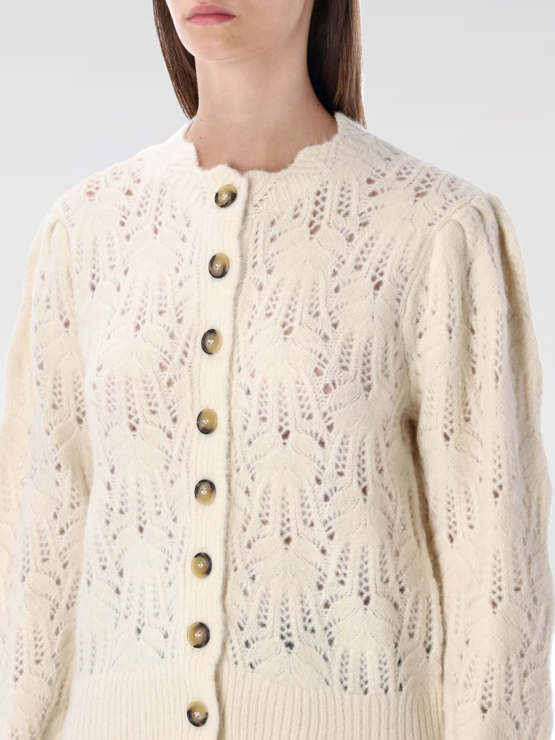 ISABEL MARANT ETOILE SWEATER: Cardigan woman Isabel Marant Etoile, Beige - Img 3