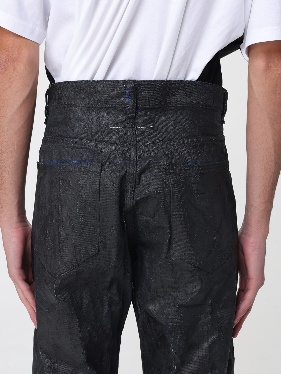 MM6 MAISON MARGIELA PANTALONES: Pantalón hombre Mm6 Maison Margiela, Negro - Img 5