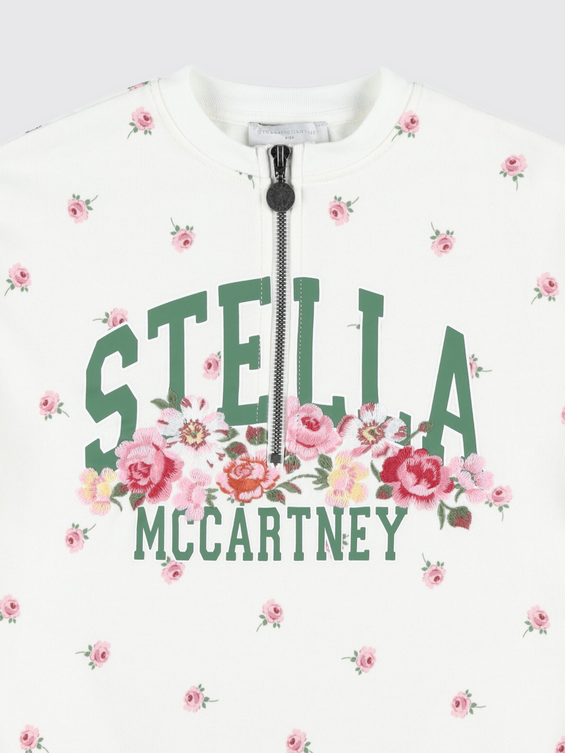 STELLA MCCARTNEY KIDS ABITO: Abito in cotone stampato Stella McCartney Kids, Bianco - Img 3