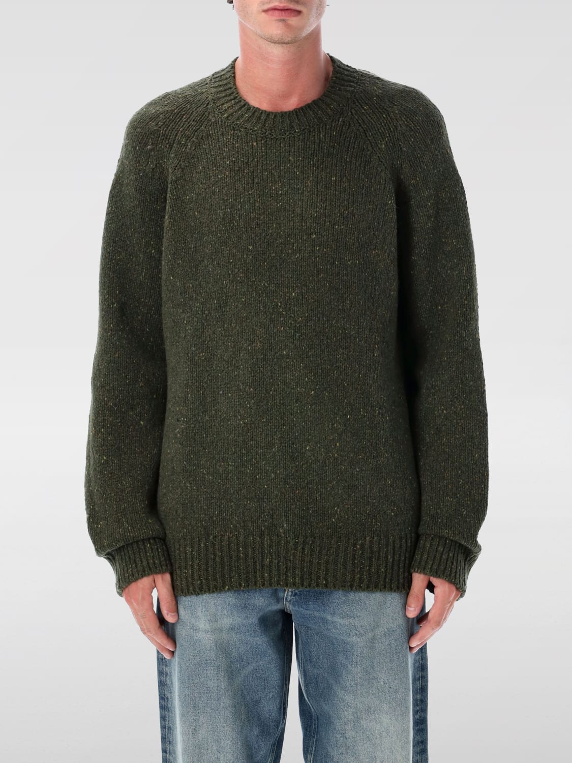 A.P.C. MAGLIA: Maglione in lana vergine A.P.C., Verde - Img 1