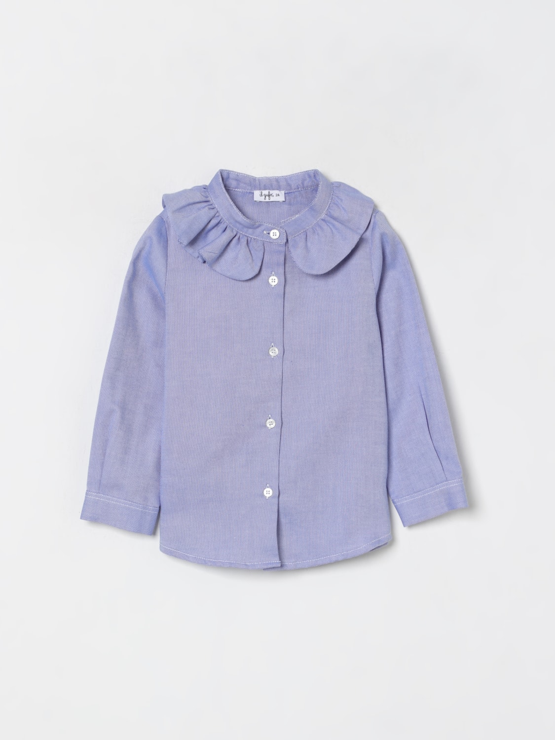 IL GUFO BLUSE: Bluse kinder Il Gufo, Ocean - Img 1
