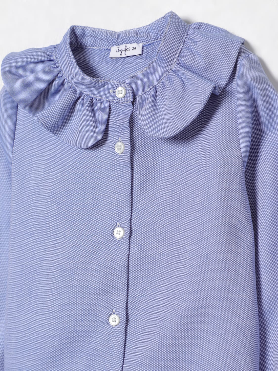 IL GUFO BLUSE: Bluse kinder Il Gufo, Ocean - Img 3