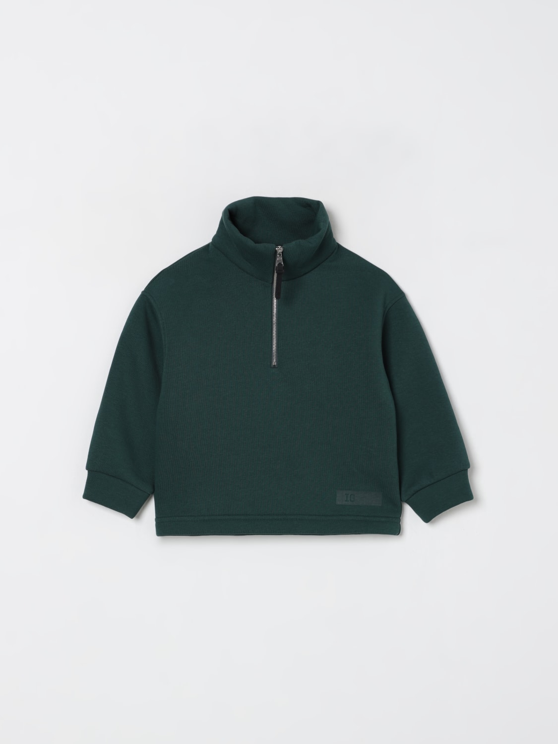IL GUFO SWEATER: Sweater kids Il Gufo, Forest Green - Img 1