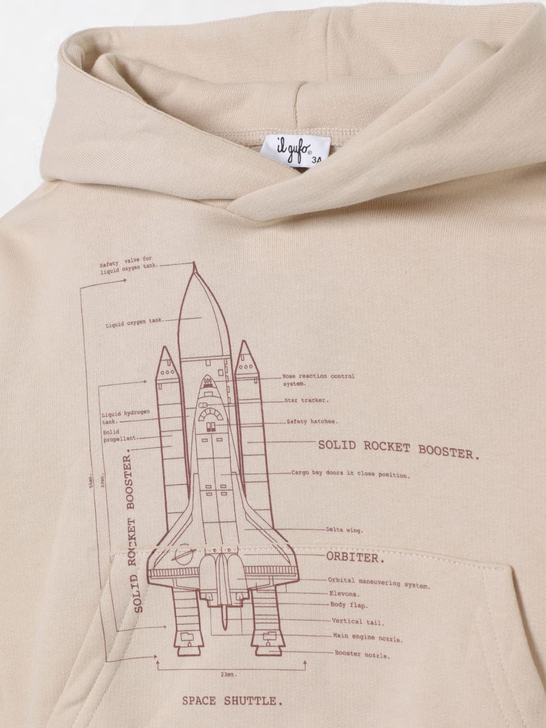 IL GUFO PULLOVER: Pullover kinder Il Gufo, Kakao - Img 3