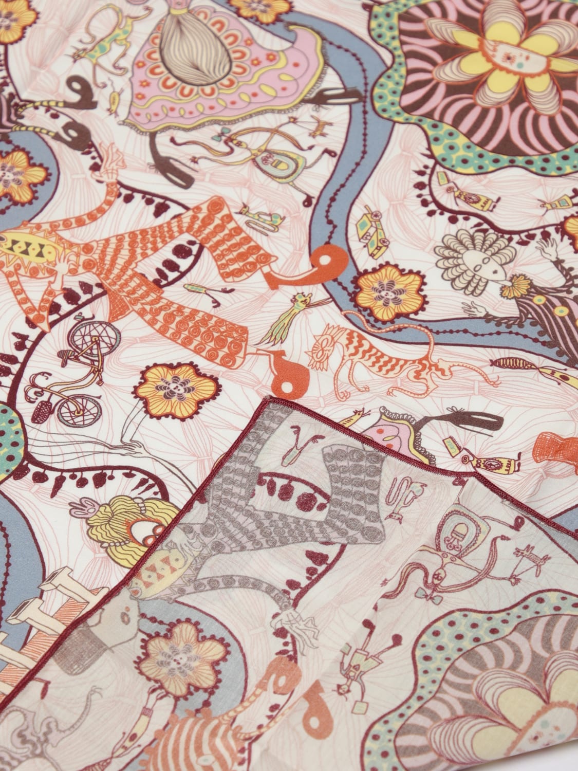 IL GUFO SCHAL: Seidentücher kinder Il Gufo, Pink - Img 3