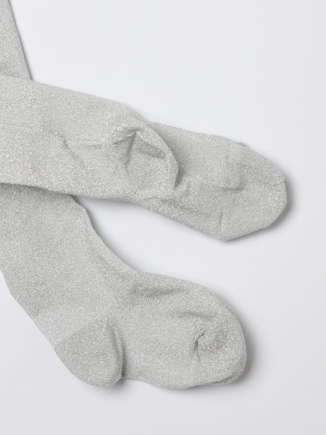 IL GUFO STRUMPFHOSEN: Strumphosen für mädchen kinder Il Gufo, Grau - Img 3