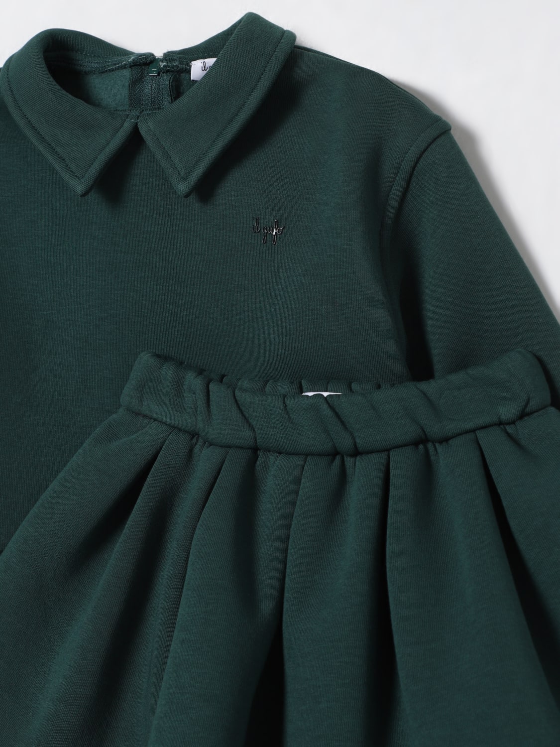 IL GUFO CO-ORD: Co-ords kids Il Gufo, Forest Green - Img 3