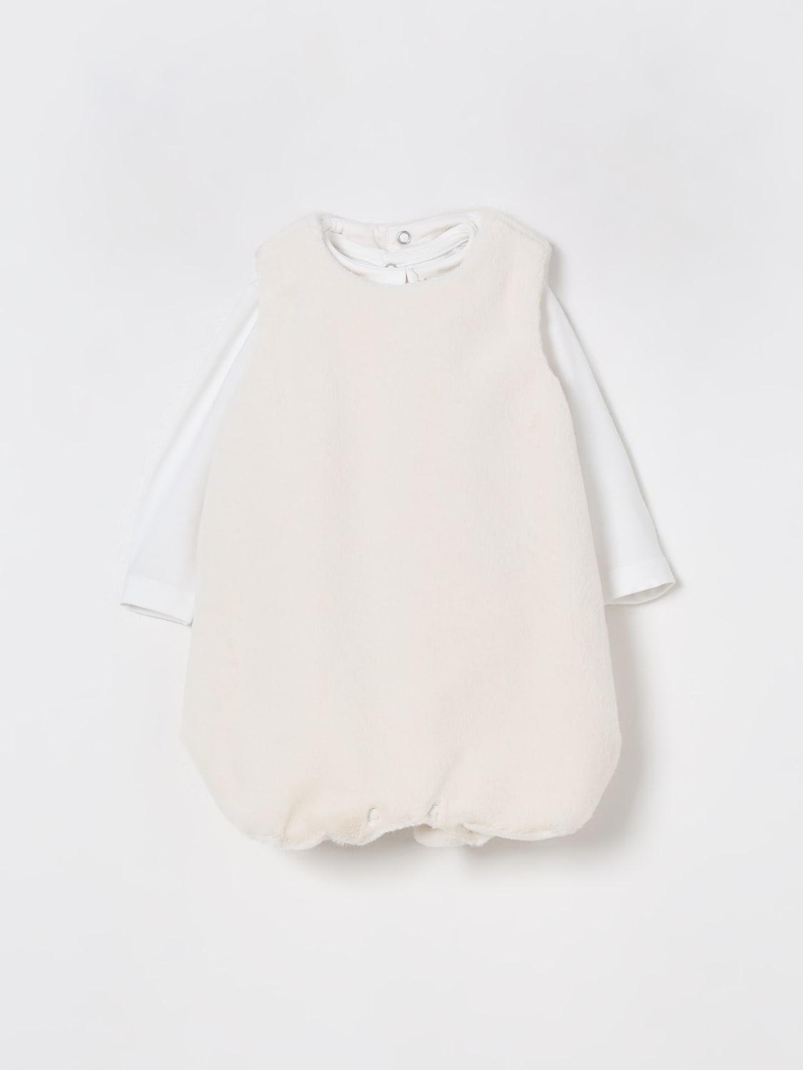 IL GUFO JUMPSUIT: Jumpsuit kids Il Gufo, Milk - Img 1