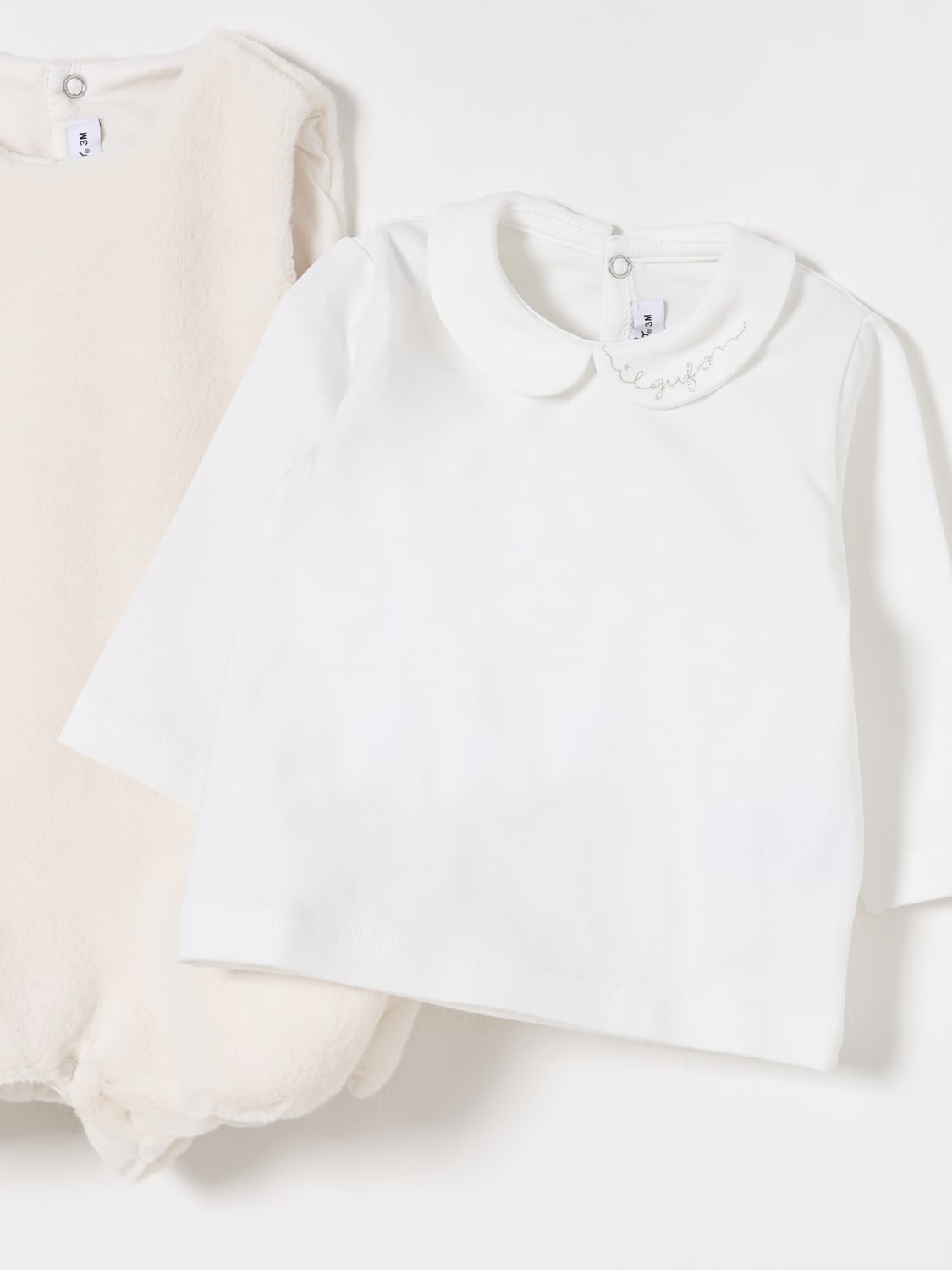 IL GUFO JUMPSUIT: Jumpsuit kids Il Gufo, Milk - Img 3