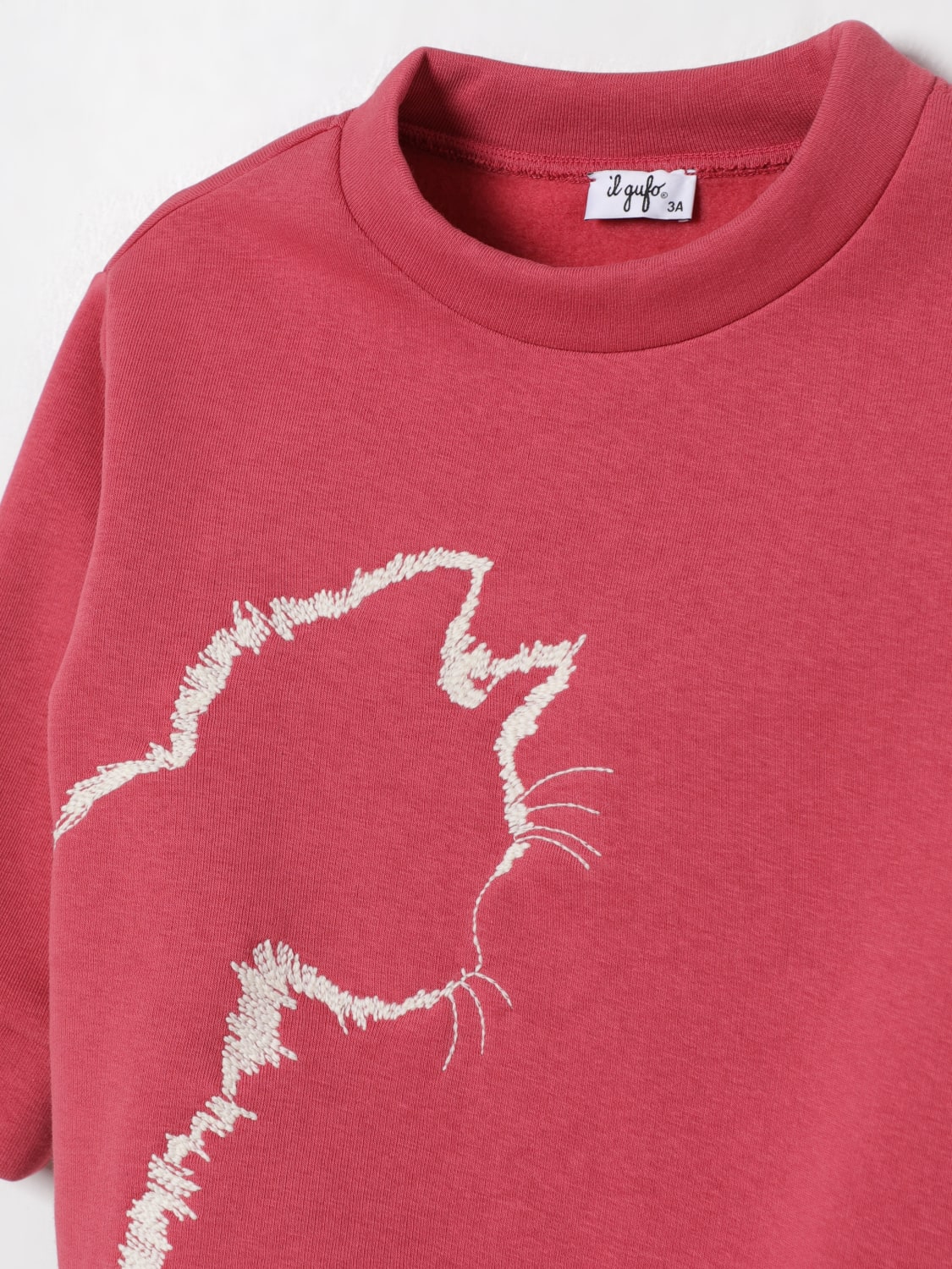 IL GUFO KLEID: Kleid kinder Il Gufo, Fuchsia - Img 3