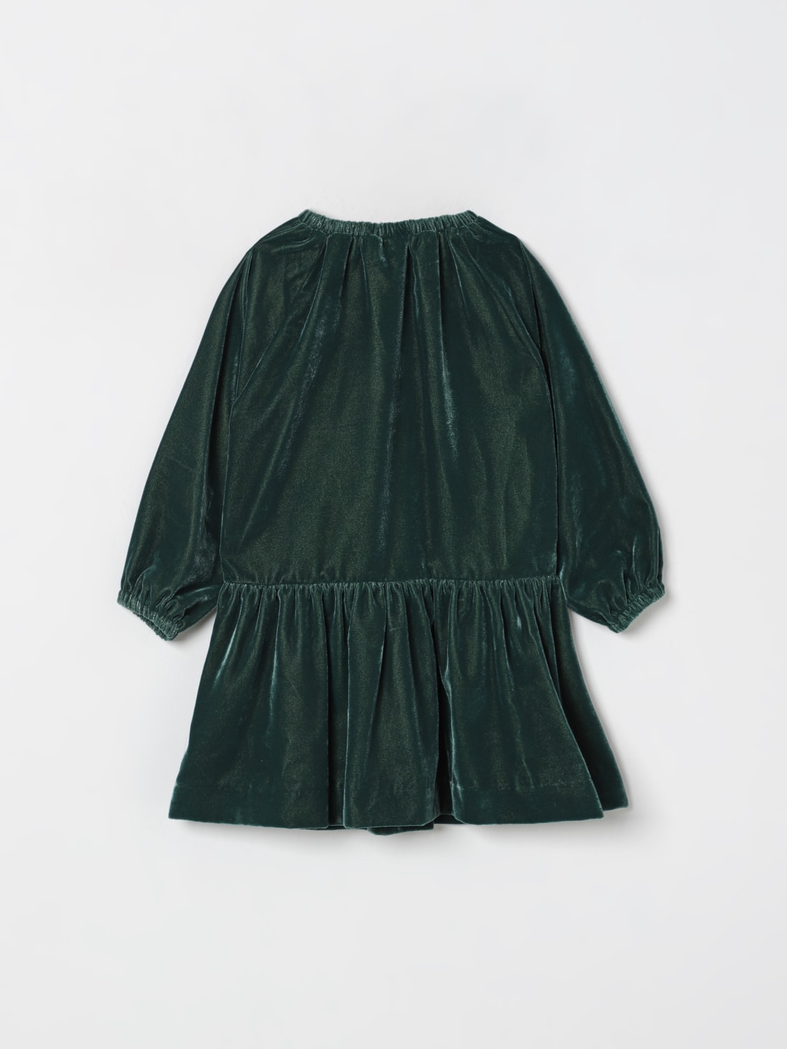 IL GUFO 드레스: 드레스 남아 Il Gufo, 포레스트 그린 - Img 2