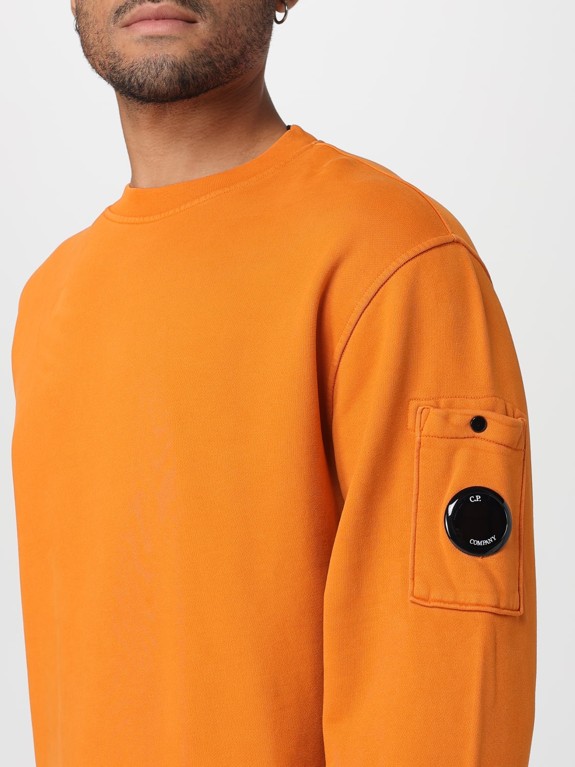 C.P. COMPANY SWEATSHIRT: Sweatshirt men C.P. Company, Orange - Img 3