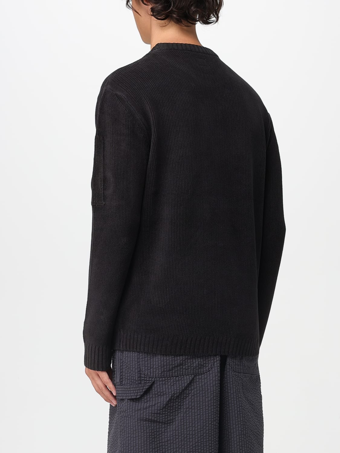 C.P. COMPANY SWEATER: Sweater men C.P. Company, Black - Img 2