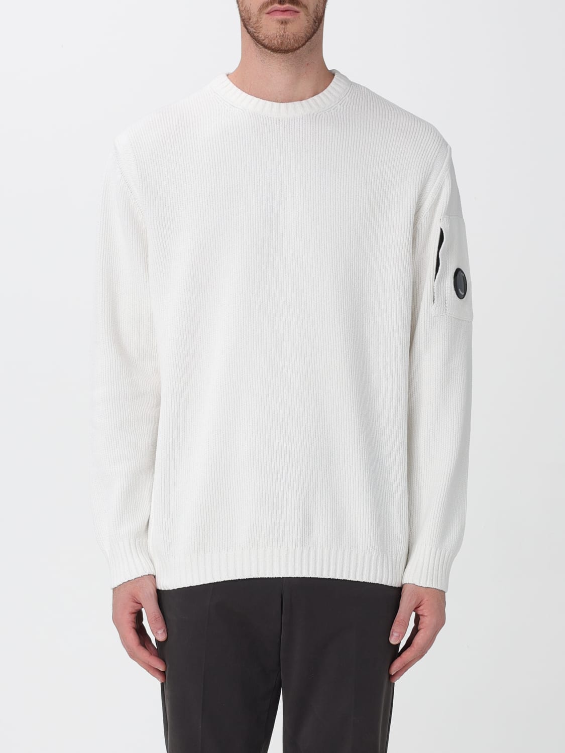 C.P. COMPANY SWEATER: Sweater men C.P. Company, Cream - Img 1
