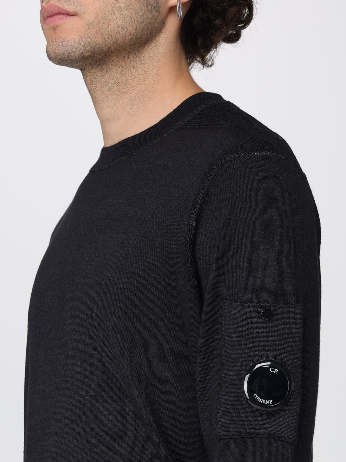 C.P. COMPANY SWEATER: Sweater men C.P. Company, Black - Img 4