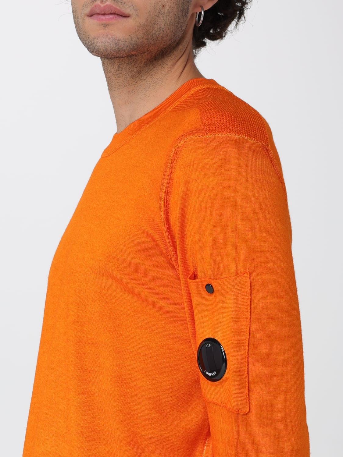 C.P. COMPANY JERSEY: Jersey hombre C.P. Company, Naranja - Img 4