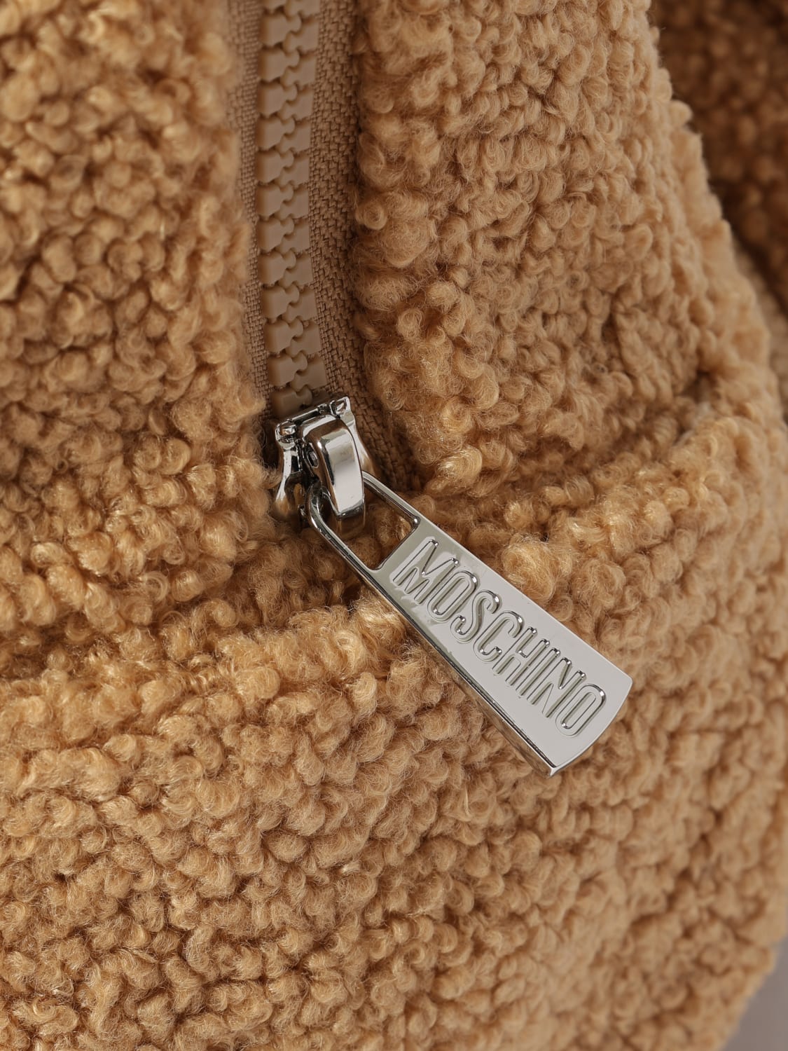 MOSCHINO DUFFEL BAG: Duffel bag kids Moschino, Brown - Img 3