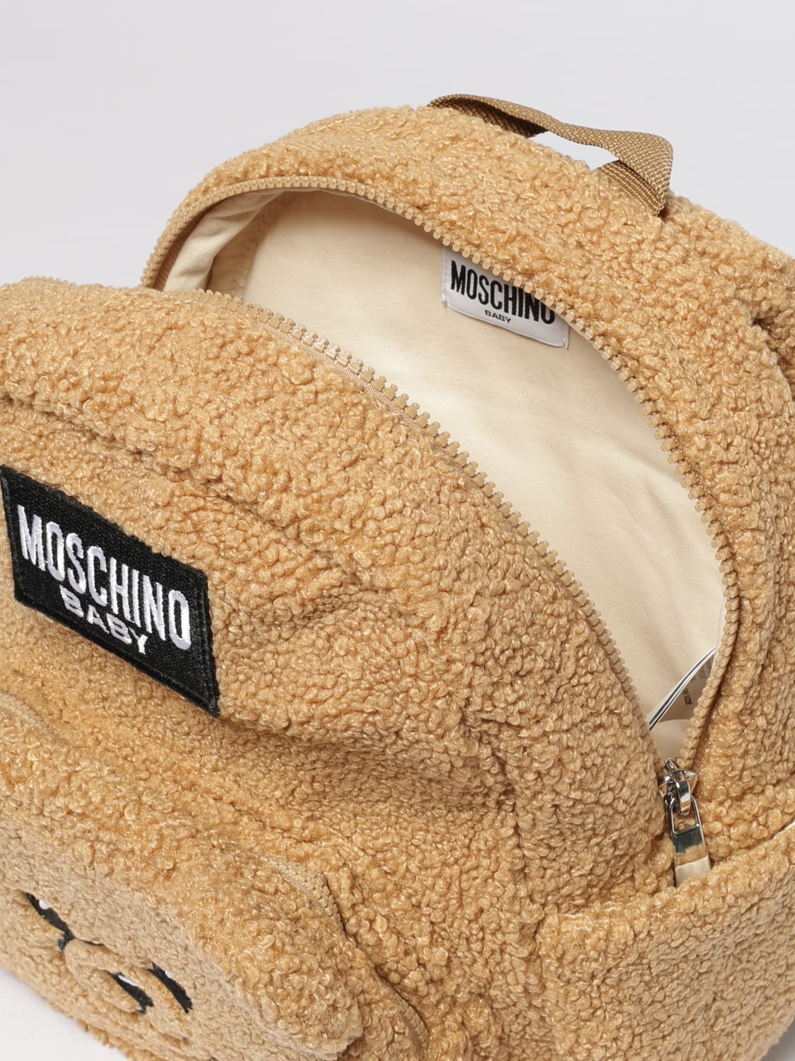 MOSCHINO DUFFEL BAG: Duffel bag kids Moschino, Brown - Img 4