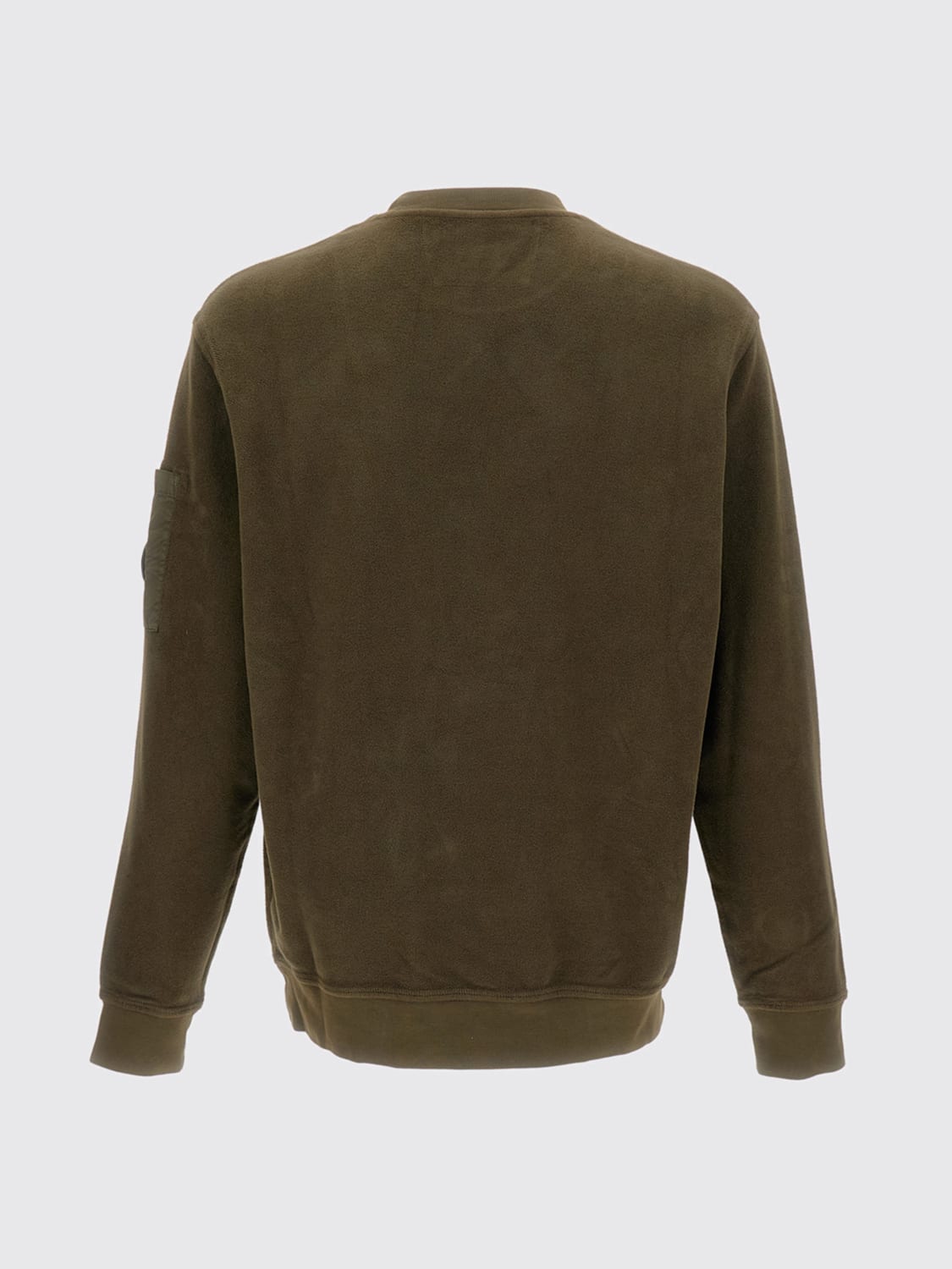 C.P. COMPANY FELPA: Felpa a girocollo in cotone C.P. Company, Fango - Img 2