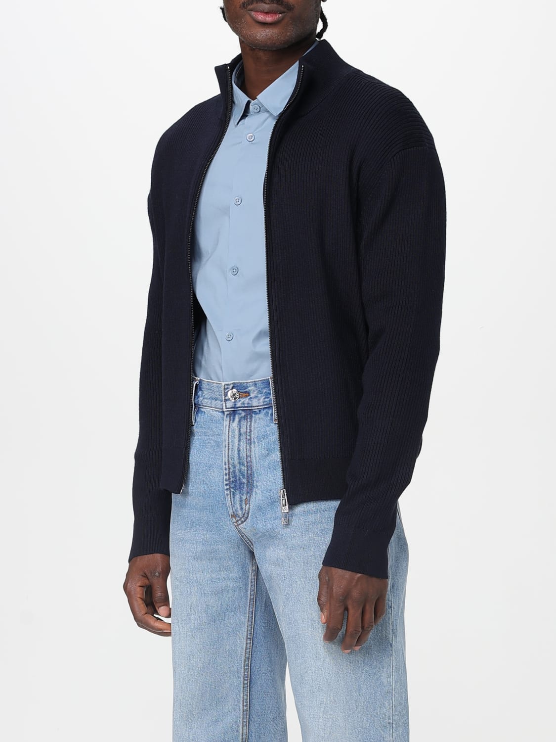 ARMANI EXCHANGE SWEATER: Cardigan men Armani Exchange, Navy - Img 3