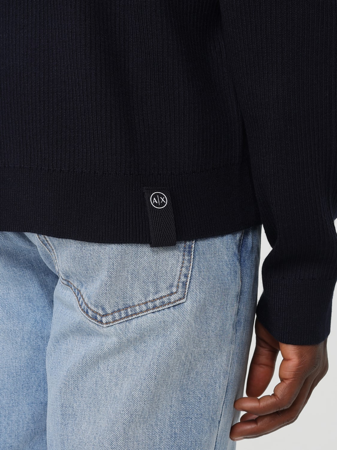 ARMANI EXCHANGE SWEATER: Cardigan men Armani Exchange, Navy - Img 4