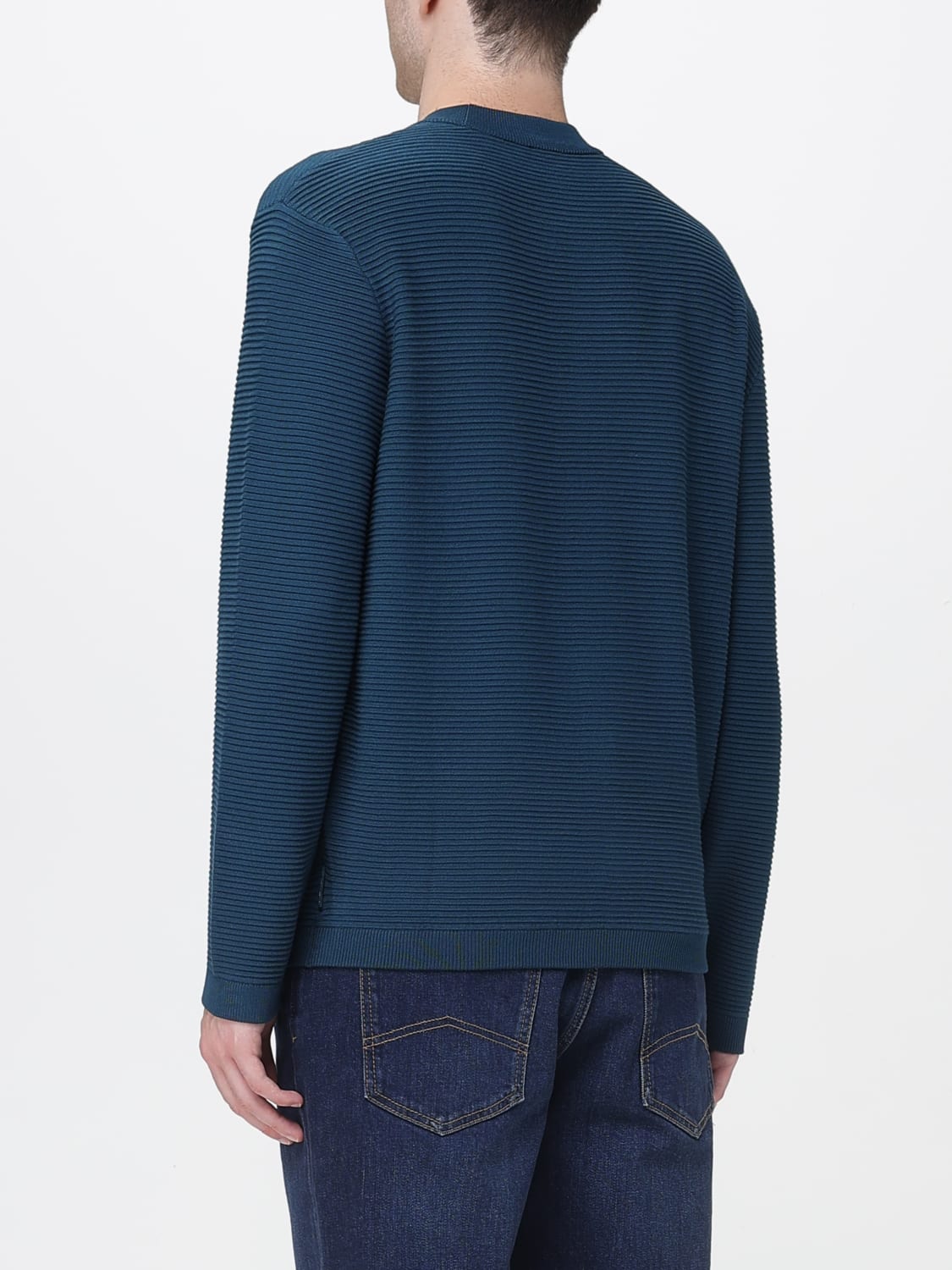 ARMANI EXCHANGE PULLOVER: Pullover herren Armani Exchange, Petroleum Blue - Img 2