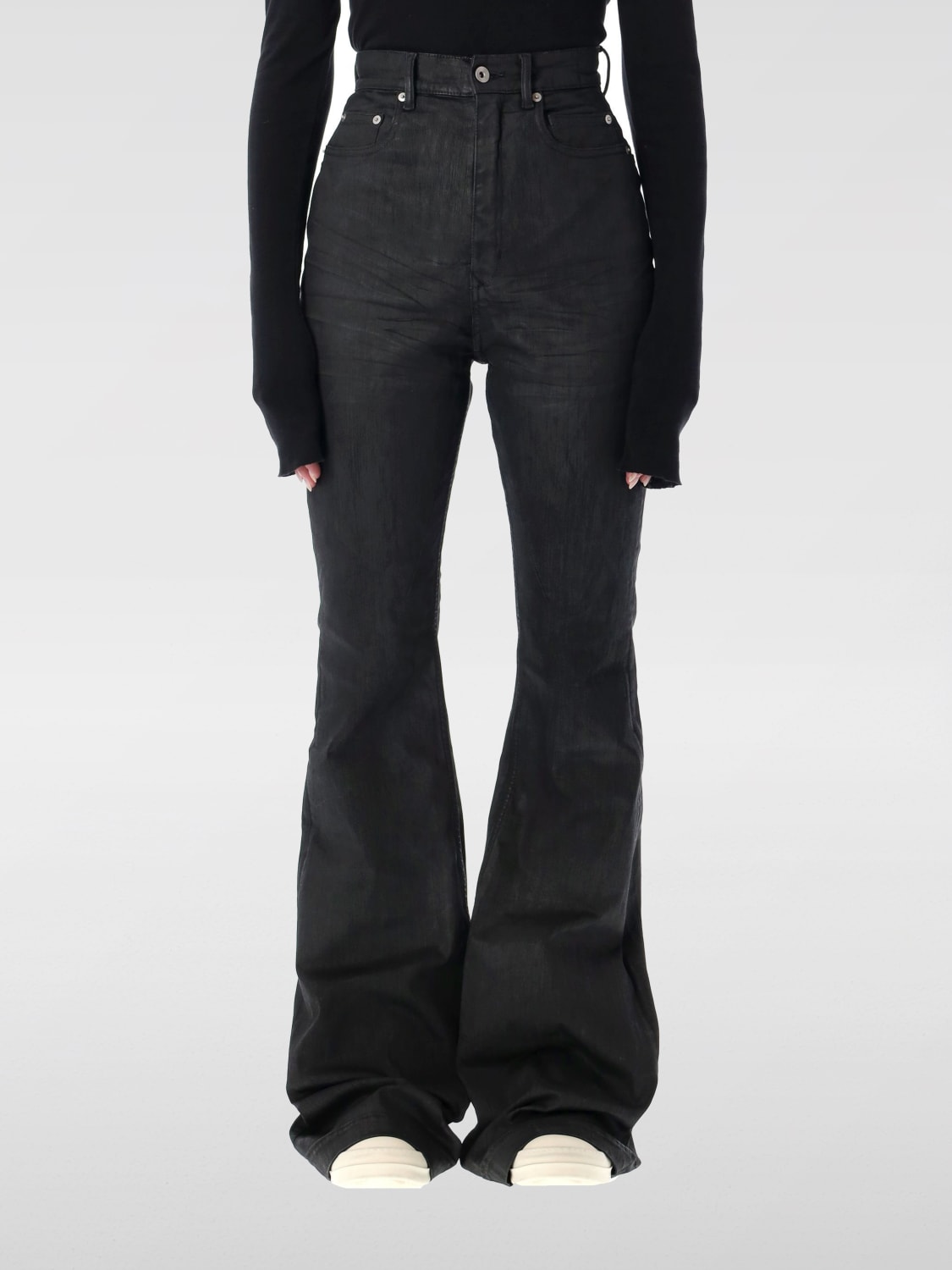 RICK OWENS DRKSHDW JEANS: Jeans woman Rick Owens Drkshdw, Black - Img 1