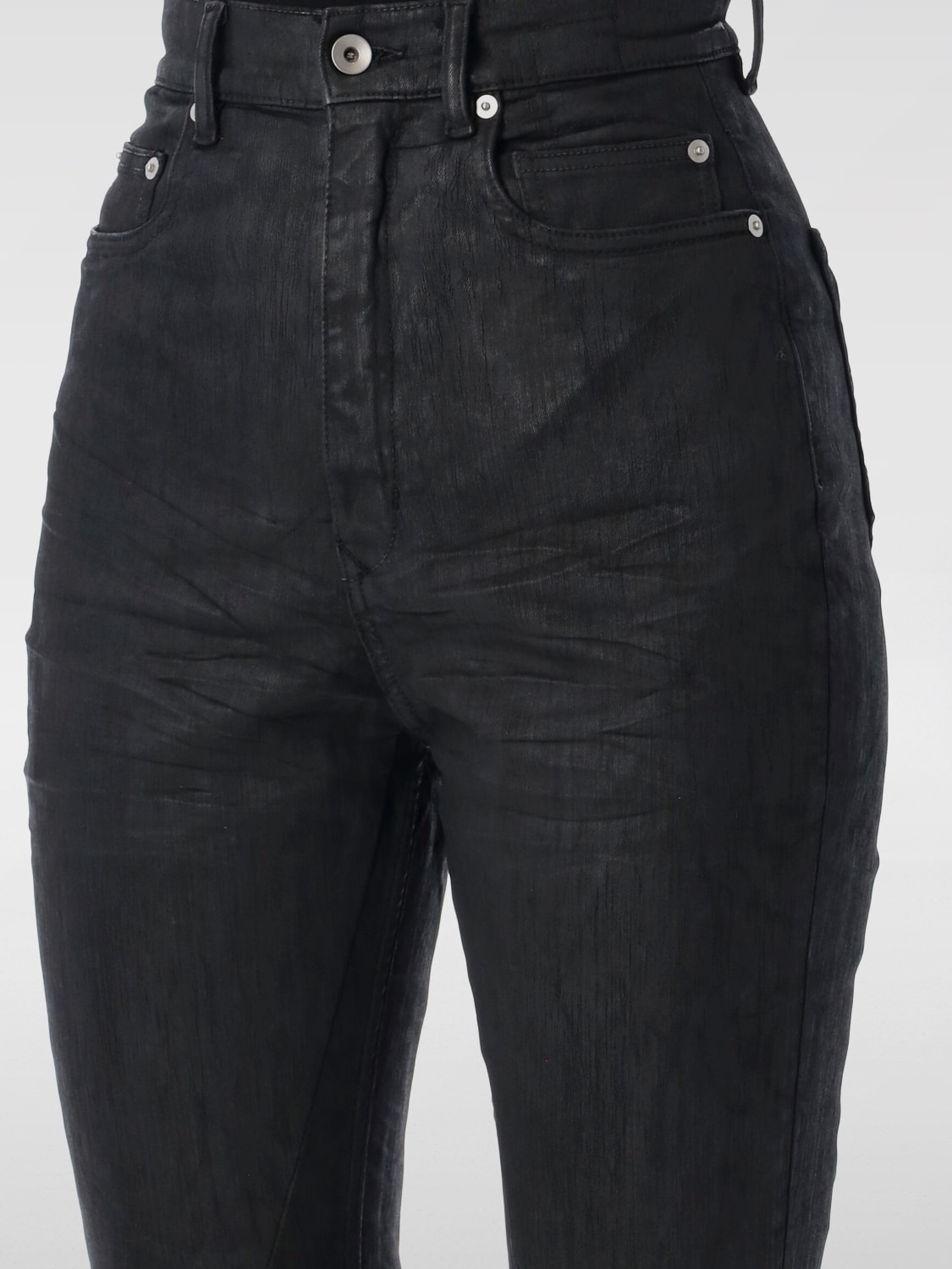 RICK OWENS DRKSHDW JEANS: Jeans woman Rick Owens Drkshdw, Black - Img 3