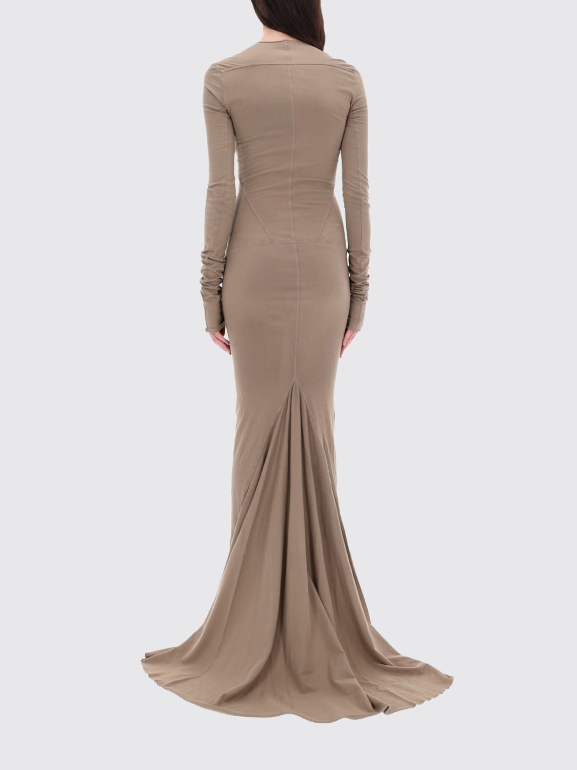 RICK OWENS DRKSHDW KLEID: Kleider damen Rick Owens Drkshdw, Ivory - Img 3