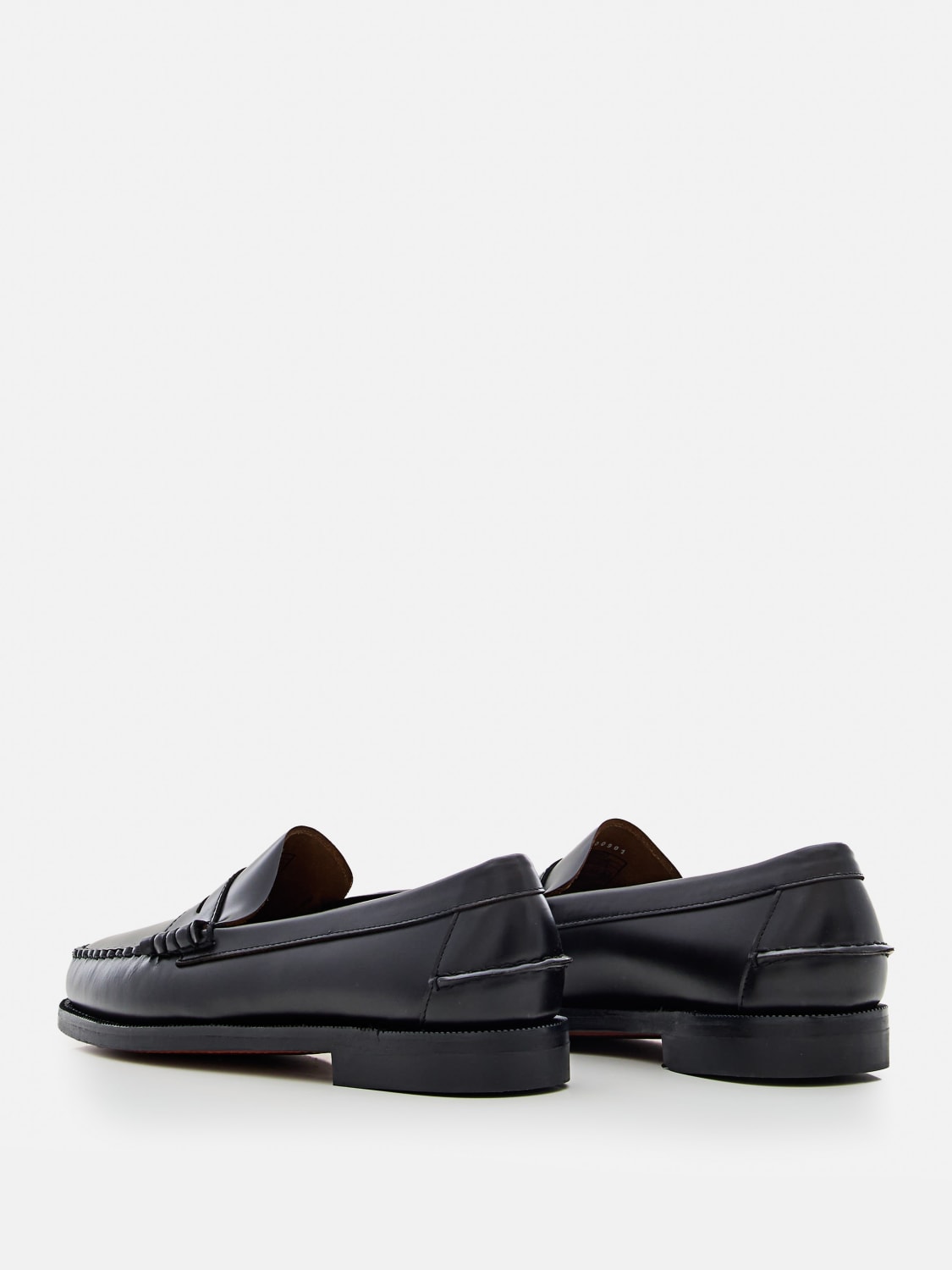 SEBAGO MOCASSINI: Mocassino Classic Dan Sebago in pelle spazzolata , Nero - Img 3