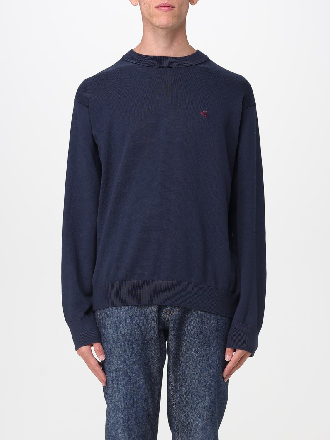 CALVIN KLEIN JEANS PULLOVER: Pullover herren Calvin Klein Jeans, Blau - Img 1