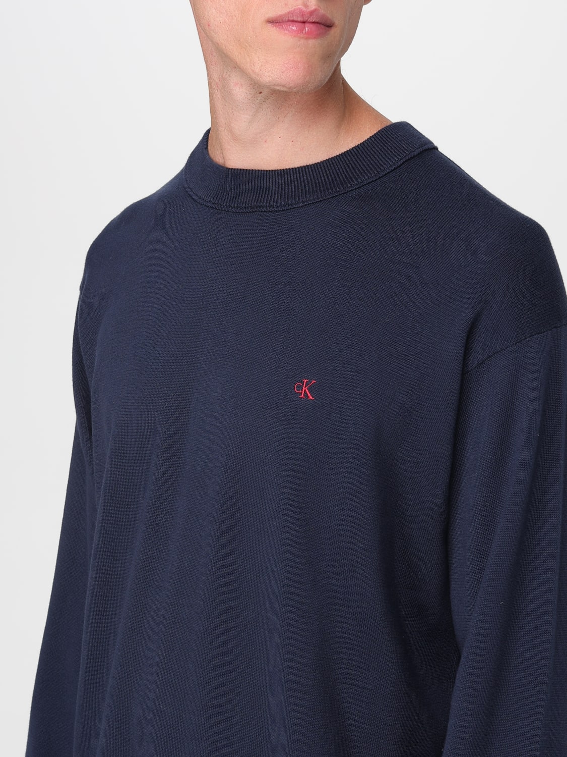 CALVIN KLEIN JEANS PULLOVER: Pullover herren Calvin Klein Jeans, Blau - Img 3