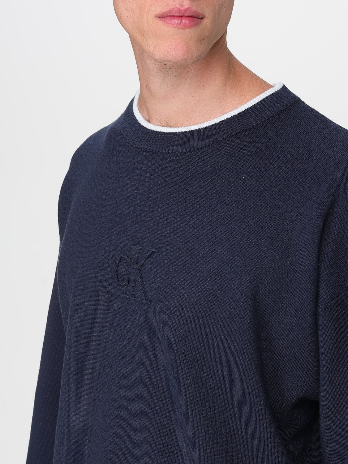CALVIN KLEIN JEANS PULLOVER: Pullover herren Calvin Klein Jeans, Blau - Img 3