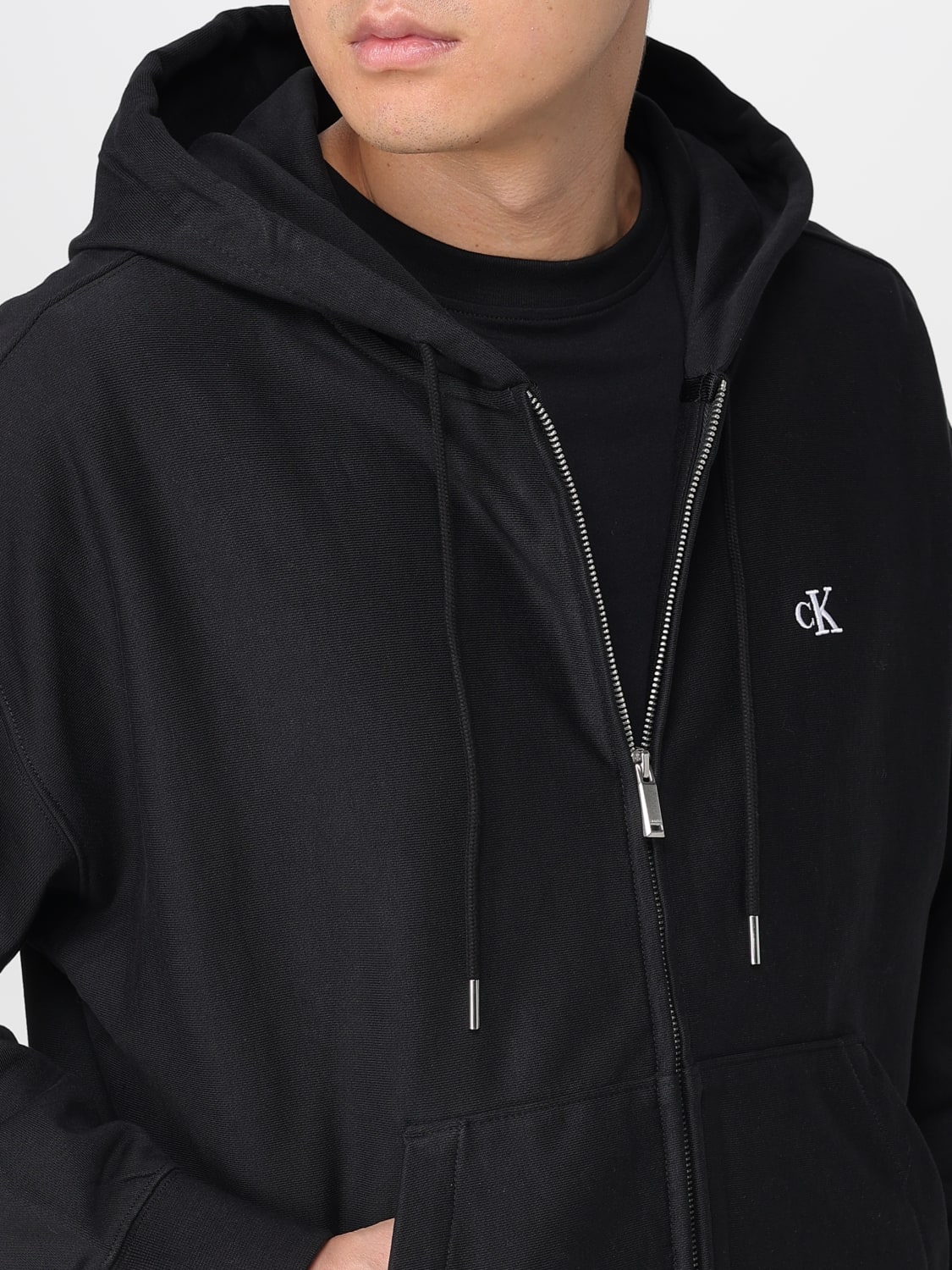 CALVIN KLEIN JEANS SWEATSHIRT: Sweatshirt men Calvin Klein Jeans, Black - Img 4