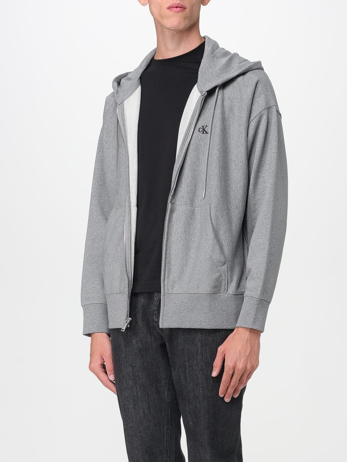 CALVIN KLEIN JEANS SWEATSHIRT: Sweatshirt men Calvin Klein Jeans, Grey - Img 3
